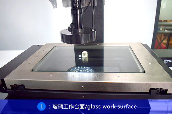 2.a alta precisión 3um del laboratorio del CNC Vision de medición del manual óptico del sistema